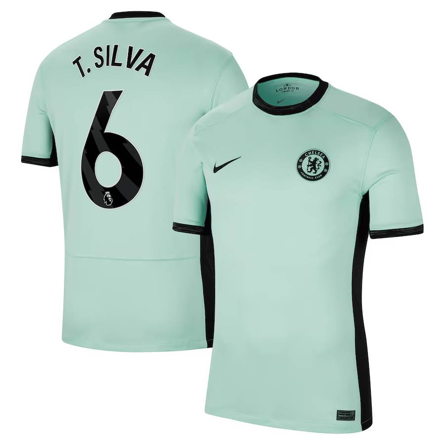 Chelsea chelsea nike drittes stadiontrikot 2023-24 mit t. silva 6-aufdruck Trikot - Exklusive Chelsea Fußballbekleidung