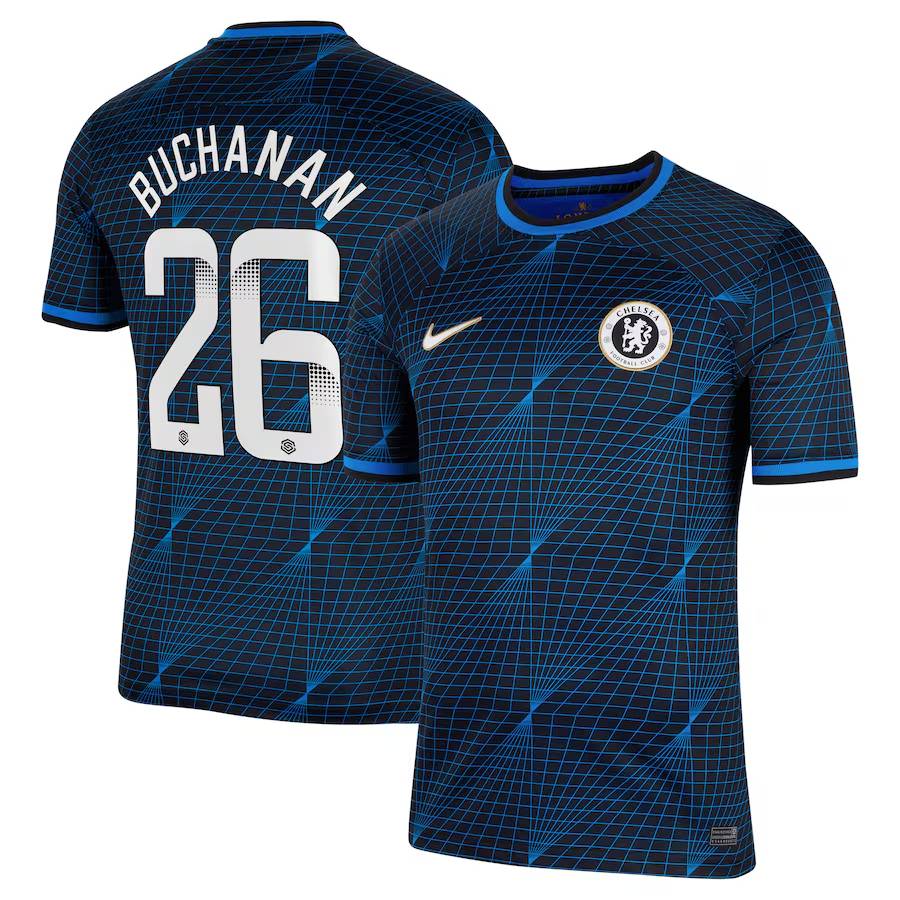 Chelsea chelsea wsl nike auswärts-vapor-match-trikot 2023-24 mit buchanan 26-aufdruck Trikot - Exklusive Chelsea Fußballbekleidung