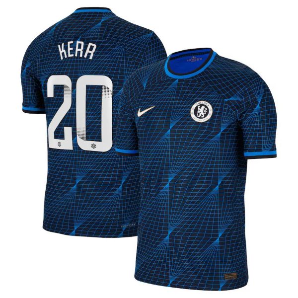 Chelsea chelsea wsl nike auswärts-vapor-match-trikot 2023-24 mit kerr 20-aufdruck Trikot - Exklusive Chelsea Fußballbekleidung