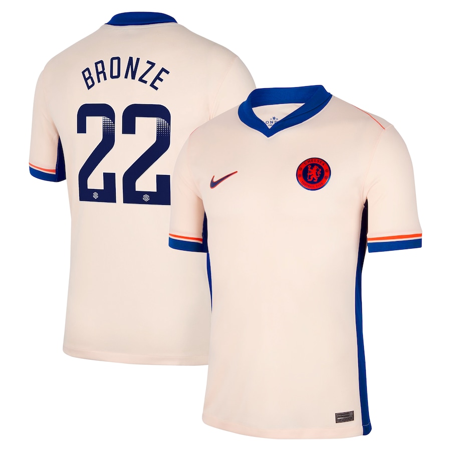 Chelsea chelsea wsl nike auswärtsstadiontrikot 2024-25 mit bronze 22-aufdruck Trikot - Exklusive Chelsea Fußballbekleidung