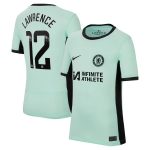 Chelsea chelsea wsl nike drittes stadion-sponsor-trikot 2023-24 – kinder mit lawrence 12-aufdruck Trikot - Exklusive Chelsea Fußballbekleidung