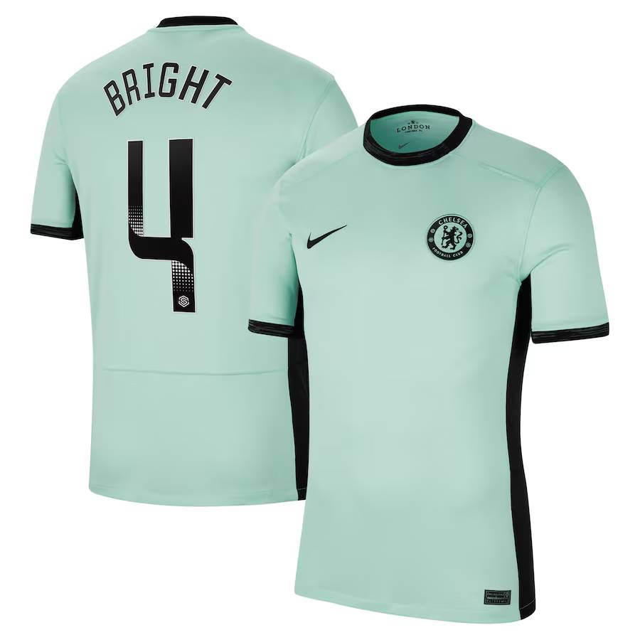 Chelsea chelsea wsl nike drittes stadiontrikot 2023-24 mit bright 4-aufdruck Trikot - Exklusive Chelsea Fußballbekleidung