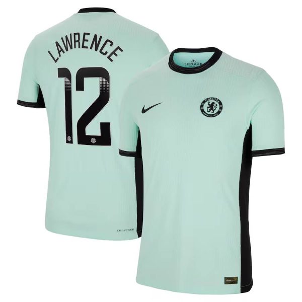 Chelsea chelsea wsl nike drittes stadiontrikot 2023-24 mit lawrence 12-aufdruck Trikot - Exklusive Chelsea Fußballbekleidung