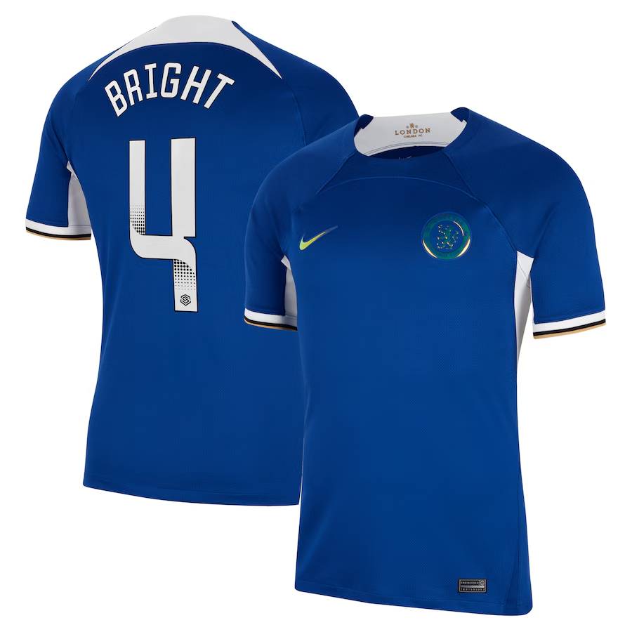 Chelsea chelsea wsl nike heimstadiontrikot 2023-24 mit bright 4-aufdruck Trikot - Exklusive Chelsea Fußballbekleidung