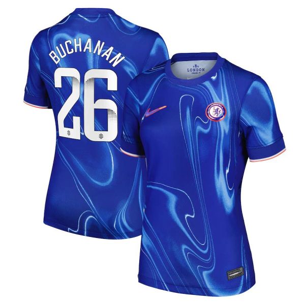 Chelsea chelsea wsl nike heimstadiontrikot 2024-25 – damen mit buchanan 26-aufdruck Trikot - Exklusive Chelsea Fußballbekleidung