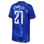 Chelsea chelsea wsl nike heimstadiontrikot 2024-25 – kinder mit charles 21-aufdruck Trikot - Exklusive Chelsea Fußballbekleidung