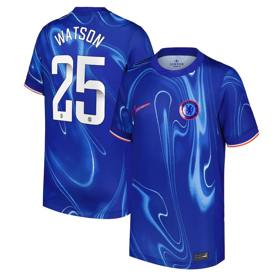 Chelsea chelsea wsl nike heimstadiontrikot 2024-25 – kinder mit watson 25-aufdruck Trikot - Exklusive Chelsea Fußballbekleidung