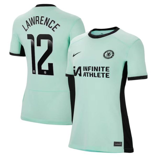 Chelsea chelsea wsl nike third stadium sponsored shirt 2023-24 – damen mit lawrence 12-aufdruck Trikot - Exklusive Chelsea Fußballbekleidung